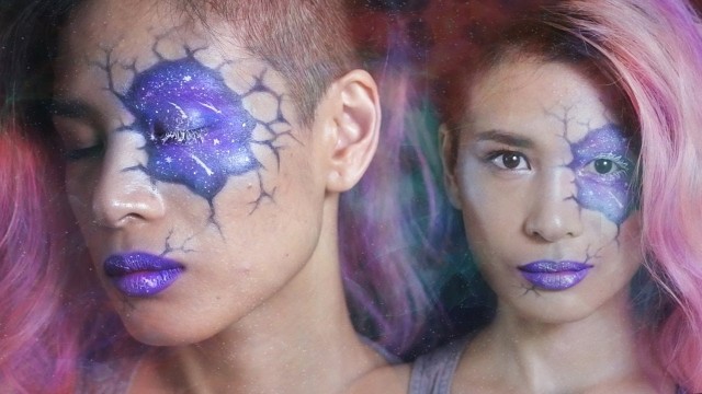 galaxy cracked face