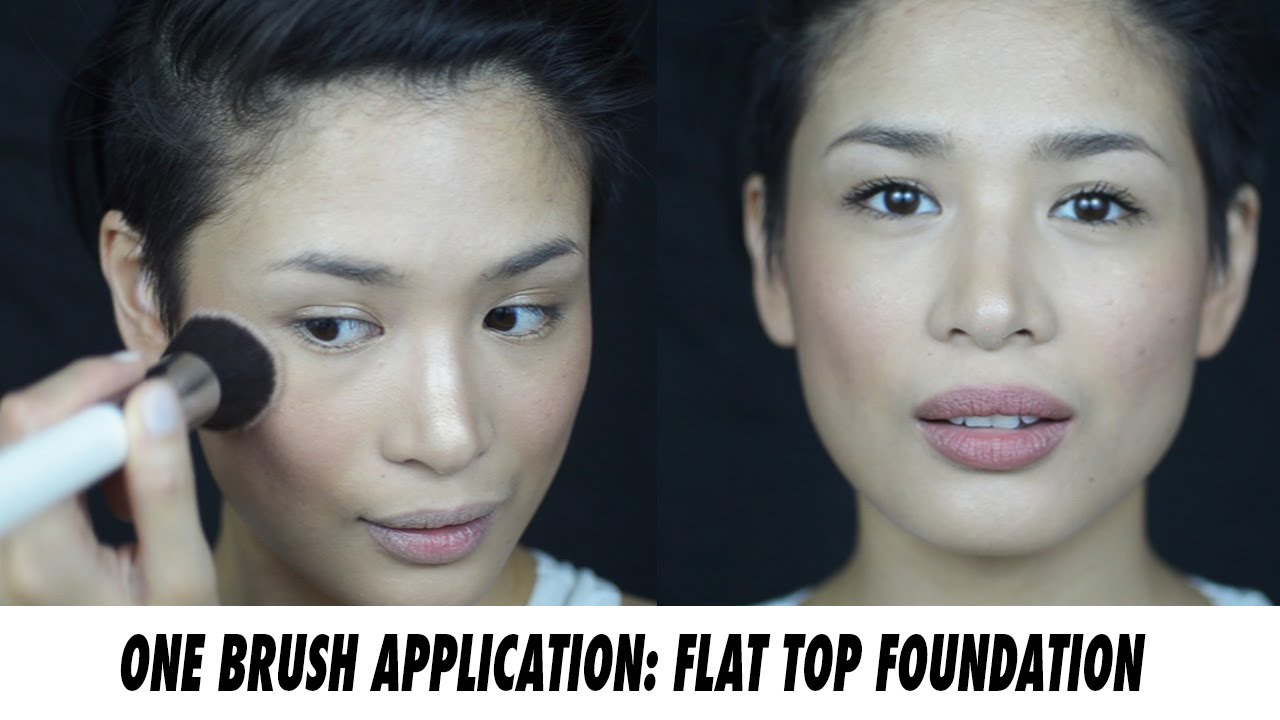 how-to Flat Top Foundation Brush