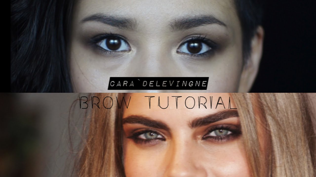 how-to bold brows cara delevigne